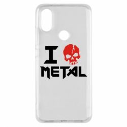 Чехол для Xiaomi Mi A2 I love metal-PrintSalon Чехол для Xiaomi Mi A2 I love metal