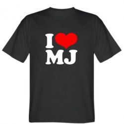 Мужская футболка Stedman I love MJ - PrintSalon