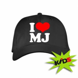 Детская кепка I love MJ - PrintSalon