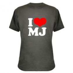 Камуфляжная футболка I love MJ - PrintSalon