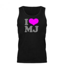 Мужская майка I love MJ - PrintSalon
