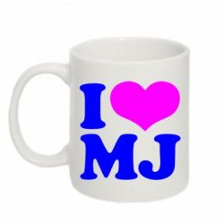 Чашка 320ml I love MJ