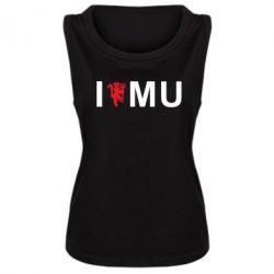 Женская майка I love MU - PrintSalon