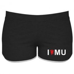 Женские шорты I love MU - PrintSalon