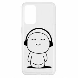 Чехол для Oppo Reno 5 4G I love music - PrintSalon