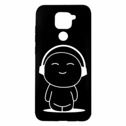 Чехол для Xiaomi Redmi Note 9/Redmi 10X I love music - PrintSalon