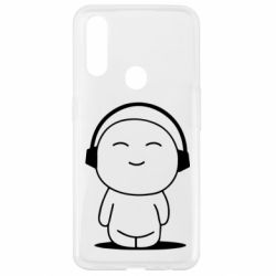 Чехол для Oppo A31 I love music - PrintSalon