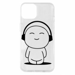 Чехол для iPhone 14 I love music - PrintSalon
