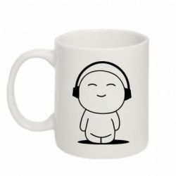 Чашка 320ml I love music - PrintSalon