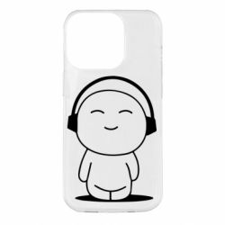 Чехол для iPhone 14 Pro I love music - PrintSalon