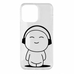 Чехол для iPhone 14 Pro Max I love music - PrintSalon