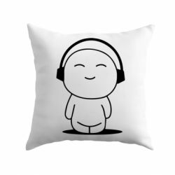 Подушка I love music - PrintSalon