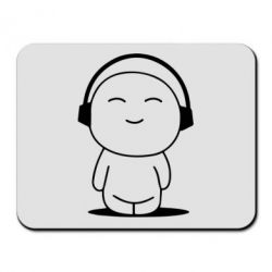 Коврик для мыши I love music - PrintSalon