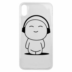 Чехол для iPhone Xs Max I love music - PrintSalon