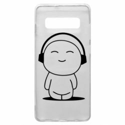 Чехол для Samsung S10+ I love music - PrintSalon