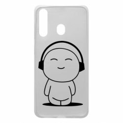 Чехол для Samsung A60 I love music