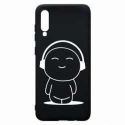 Чехол для Samsung A70 I love music - PrintSalon