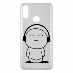 Чехол для Samsung A10s I love music - PrintSalon