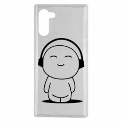 Чехол для Samsung Note 10 I love music - PrintSalon