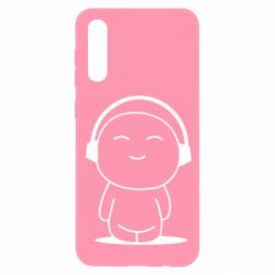 Чехол для Samsung A50 I love music - PrintSalon