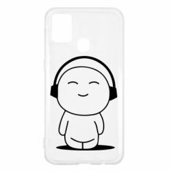 Чехол для Samsung M31 I love music - PrintSalon