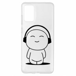 Чехол для Samsung S20+ I love music - PrintSalon