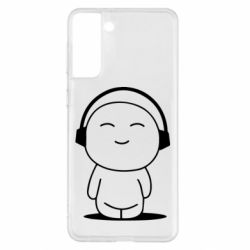 Чехол для Samsung S21+ I love music - PrintSalon