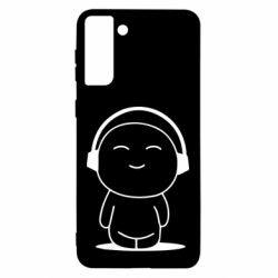 Чехол для Samsung S21 Ultra I love music - PrintSalon