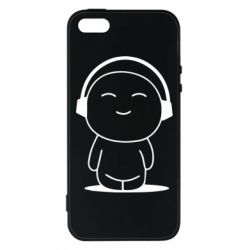 Чехол для iPhone5/5S/SE I love music - PrintSalon