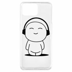 Чехол для Oppo A73 I love music - PrintSalon