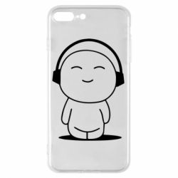 Чехол для iPhone 7 Plus I love music - PrintSalon