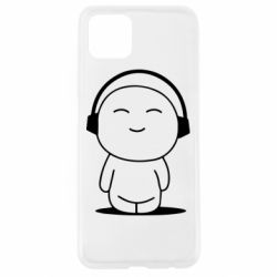 Чехол для Oppo A92s I love music - PrintSalon