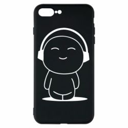 Чехол для iPhone 8 Plus I love music - PrintSalon