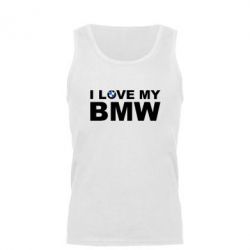 Мужская майка I love my BMW - PrintSalon