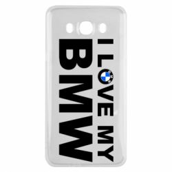 Чехол для Samsung J7 2016 I love my BMW - PrintSalon