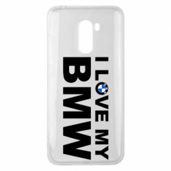 Чехол для Xiaomi Pocophone F1 I love my BMW - PrintSalon