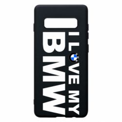 Чехол для Samsung S10+ I love my BMW - PrintSalon