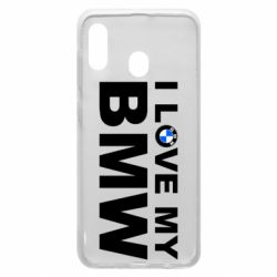 Чехол для Samsung A30 I love my BMW - PrintSalon