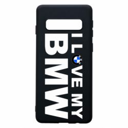 Чехол для Samsung S10 I love my BMW - PrintSalon