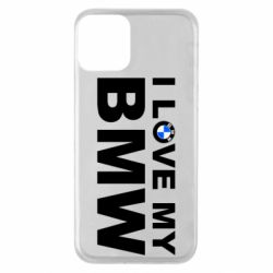 Чехол для iPhone 11 I love my BMW - PrintSalon