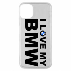 Чехол для iPhone 11 Pro I love my BMW - PrintSalon