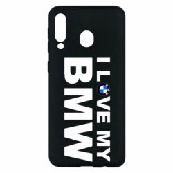 Чехол для Samsung M30 I love my BMW - PrintSalon