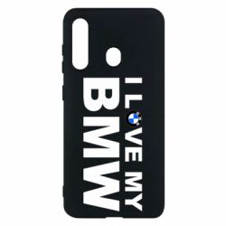 Чехол для Samsung M40 I love my BMW - PrintSalon