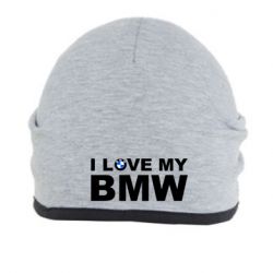 Шапка I love my BMW - PrintSalon