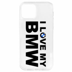 Чехол для iPhone 12 I love my BMW - PrintSalon