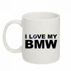Чашка 320ml I love my BMW - PrintSalon