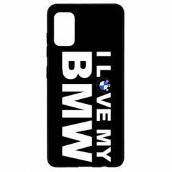 Чехол для Samsung A41 I love my BMW - PrintSalon