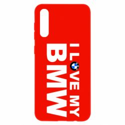 Чехол для Samsung A50 I love my BMW - PrintSalon