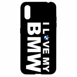Чехол для Samsung A01/M01 I love my BMW - PrintSalon