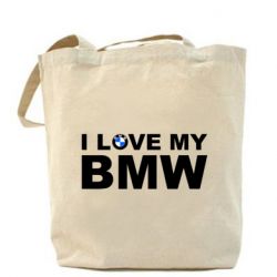 Эко-сумка I love my BMW - PrintSalon